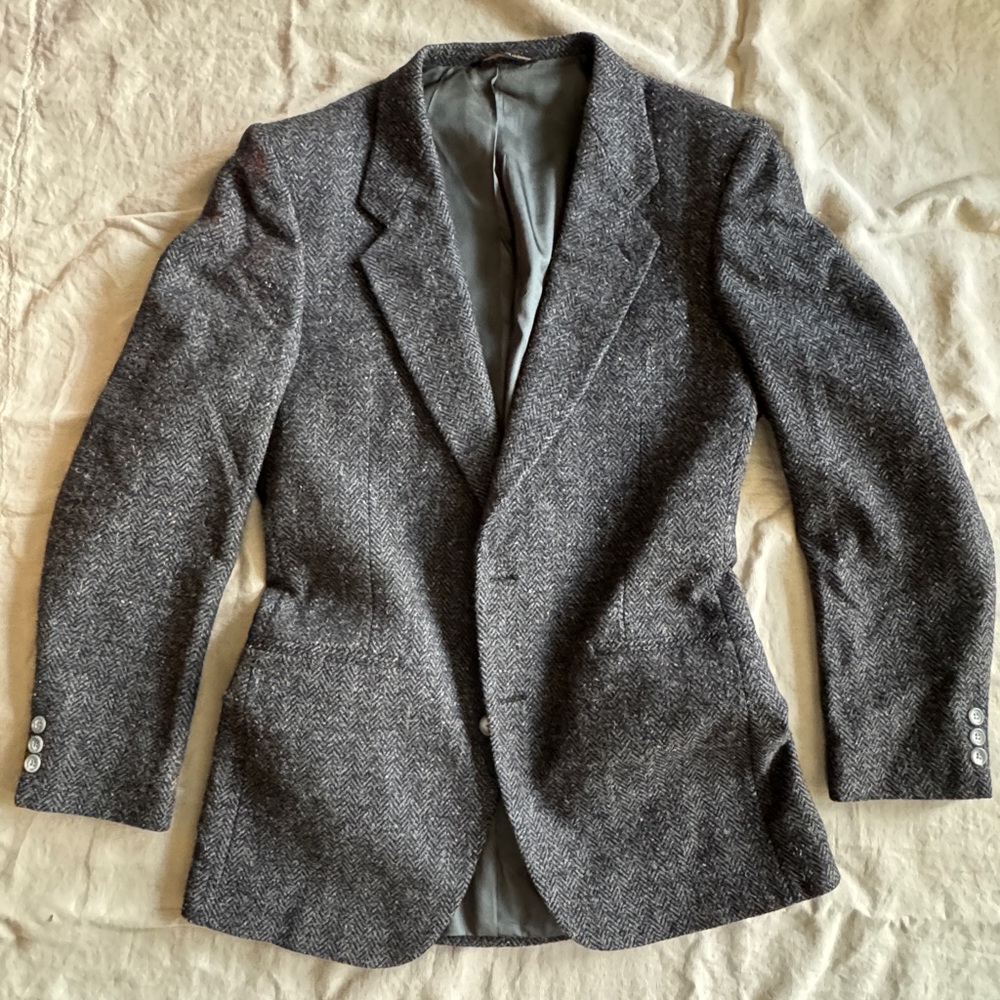 Daniel Hechter Charcoal Herringbone Jacket